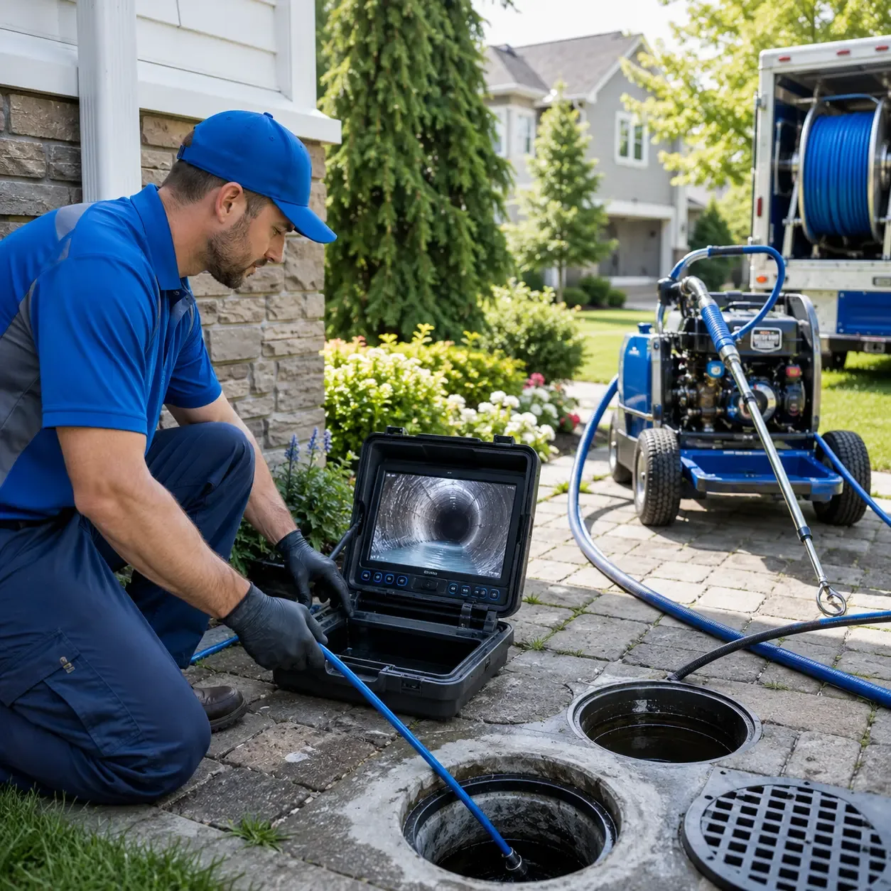 Outdoor drain cleaning professionals serving Center City, MN