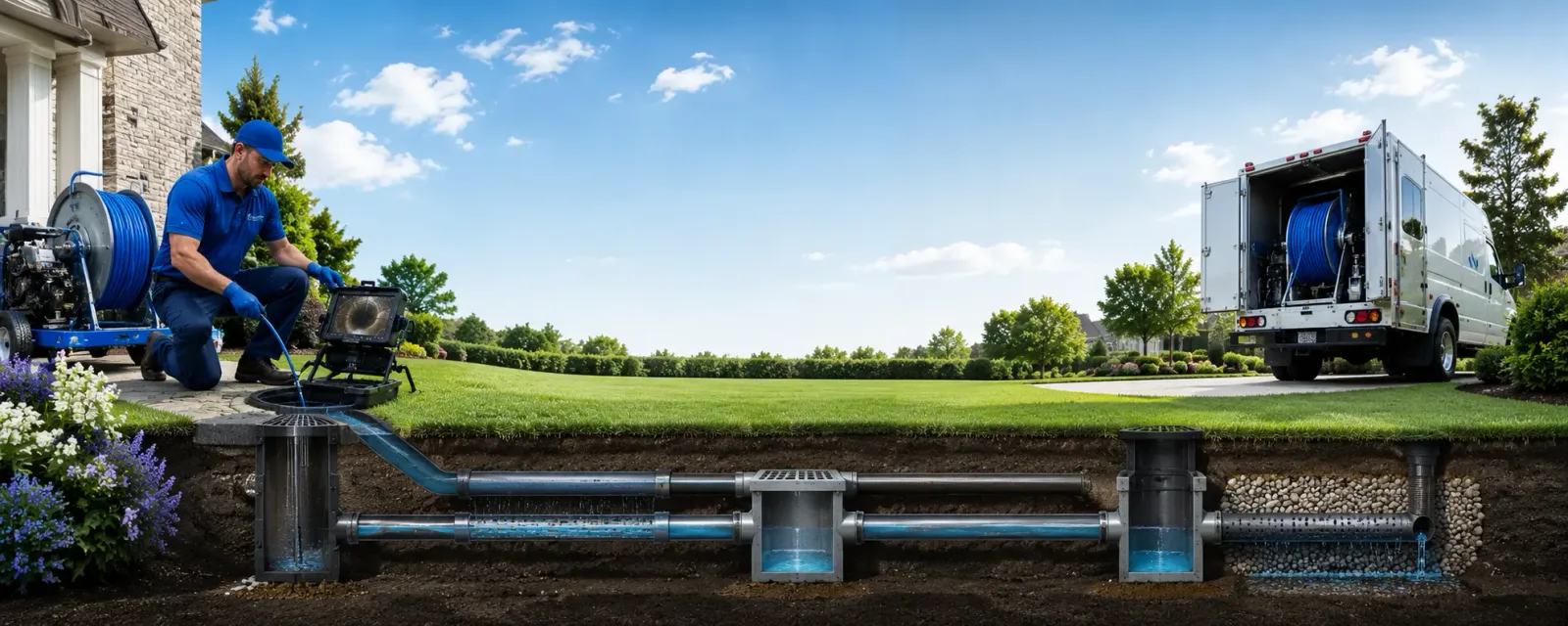 Outdoor drain cleaning information for Center City, MN
